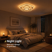 Lustra LED cu Telecomanda PENTAGON 59W, 40cm, Lumina Rece/Calda/Neutra 3000K/4000K/6000K, Alb, Metal si Acril Lustre LED cu Telecomanda Default Title Alessandro Design