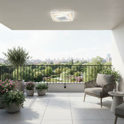 Lustra LED NEXA 3D 46W, Patrata, lumina Rece/Calda/Neutra , Alb Lustre LED Default Title Alessandro Design