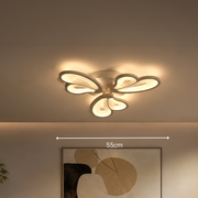 Lustra LED cu telecomanda BLOSSOM 40W, 3 Petale, lumina Rece/Calda/Neutra, Dimabila, Alb Lustre LED cu Telecomanda Default Title Alessandro Design