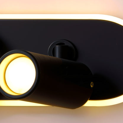 Lustra LED cu Proiector Reglabil FISSO Camilla 49W, lumina 3000/4000/6000k, Negru Lustre LED Default Title Alessandro Design
