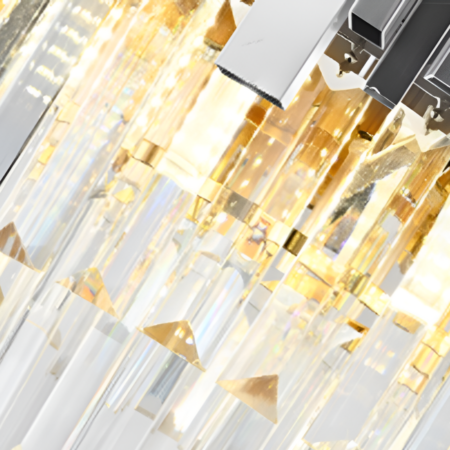Candelabru Cristal BLOIS Nobile 5xE14, Diametru 40cm, Crom, Inaltime Reglabila Candelabre Cristal Default Title Alessandro Design