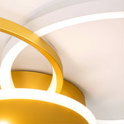 Lustra LED cu telecomanda KILLIAN 80W, 4 Cercuri, lumina Rece/Calda/Neutra, Dimabila, Auriu Lustre LED cu Telecomanda Default Title Alessandro Design