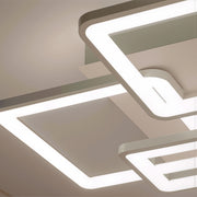 Lustra LED cu telecomanda ELLA 119W, 6 Patrate, lumina Rece/Calda/Neutra, Dimabila, Alb Lustre LED cu Telecomanda Default Title Alessandro Design