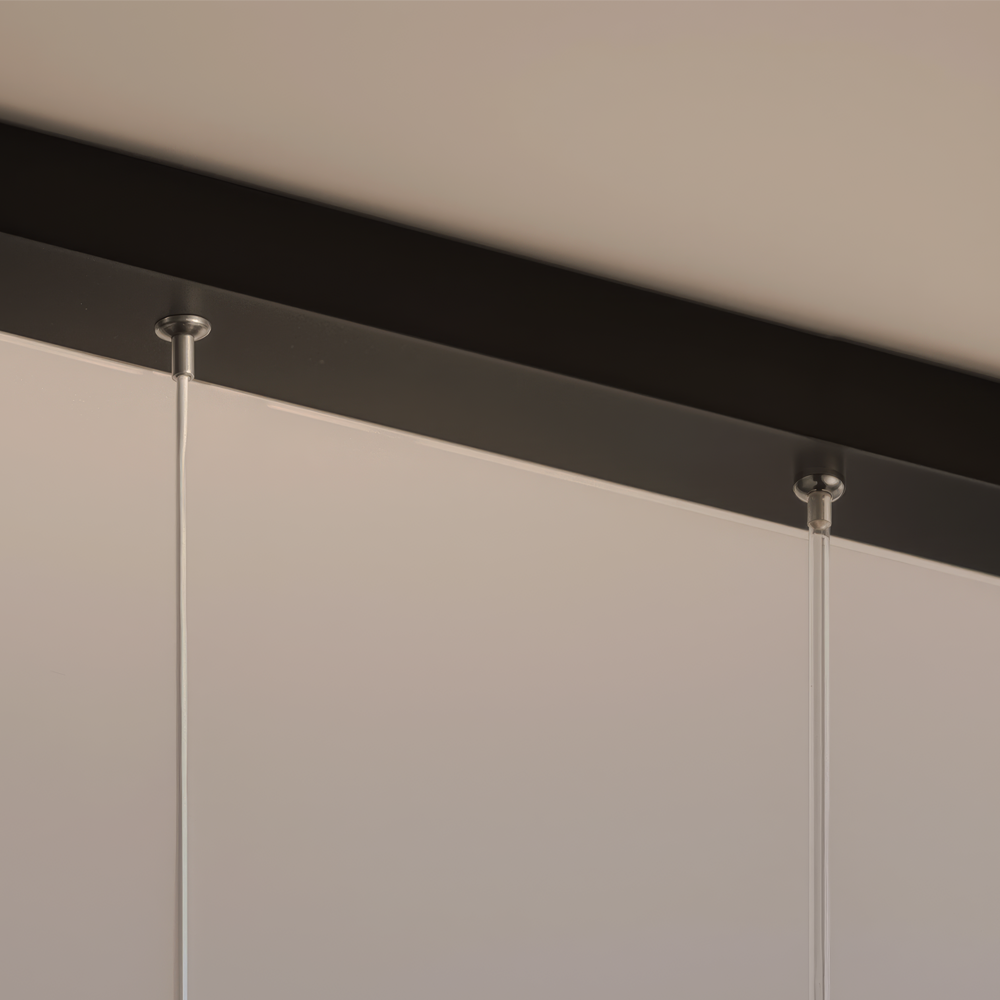 Lustra LED suspendata cu telecomanda ZIGZAG 27W, lumina Rece/Calda/Neutra, Dimabila, Negru, Inaltime Reglabila Lustre LED cu Telecomanda Default Title Alessandro Design