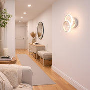 LED luster VERTEX CIRCULA 21W, 2 kruhy, kovové rámy, studené/teplé/neutrálne svetlo, biele LED lustre Predvolený názov Alessandro Design
