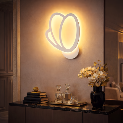 Aplica LED de Perete Tulip 15W, Lumina Rece/Calda/Neutra 3000K/4000K/6000K, Alb, Metal si Acril Aplice de Interior Default Title Alessandro Design