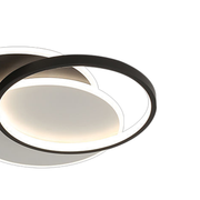 Lustra LED cu telecomanda CHIARA 67W, 3 Cercuri, lumina Rece/Calda/Neutra, Dimabila, Negru Lustre LED cu Telecomanda Default Title Alessandro Design