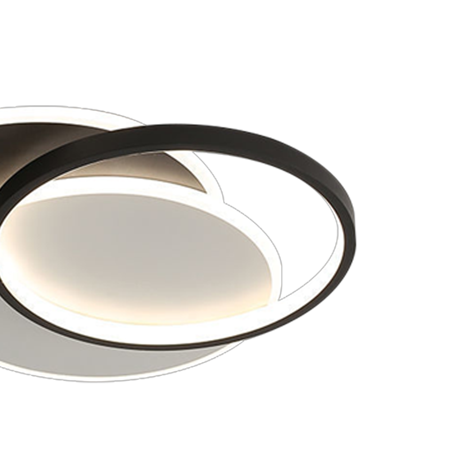 Lustra LED cu telecomanda CHIARA 67W, 3 Cercuri, lumina Rece/Calda/Neutra, Dimabila, Negru Lustre LED cu Telecomanda Default Title Alessandro Design