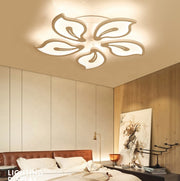 Lustra LED cu telecomanda JASMINE 66W, 5 Petale, lumina Rece/Calda/Neutra, Dimabila, Alb Lustre LED cu Telecomanda Default Title Alessandro Design