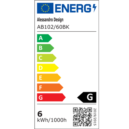 Aplica LED, MALAWI, 6W, liniara, lumina Calda/Neutra/Rece, Negru Aplice de Interior Default Title Alessandro Design