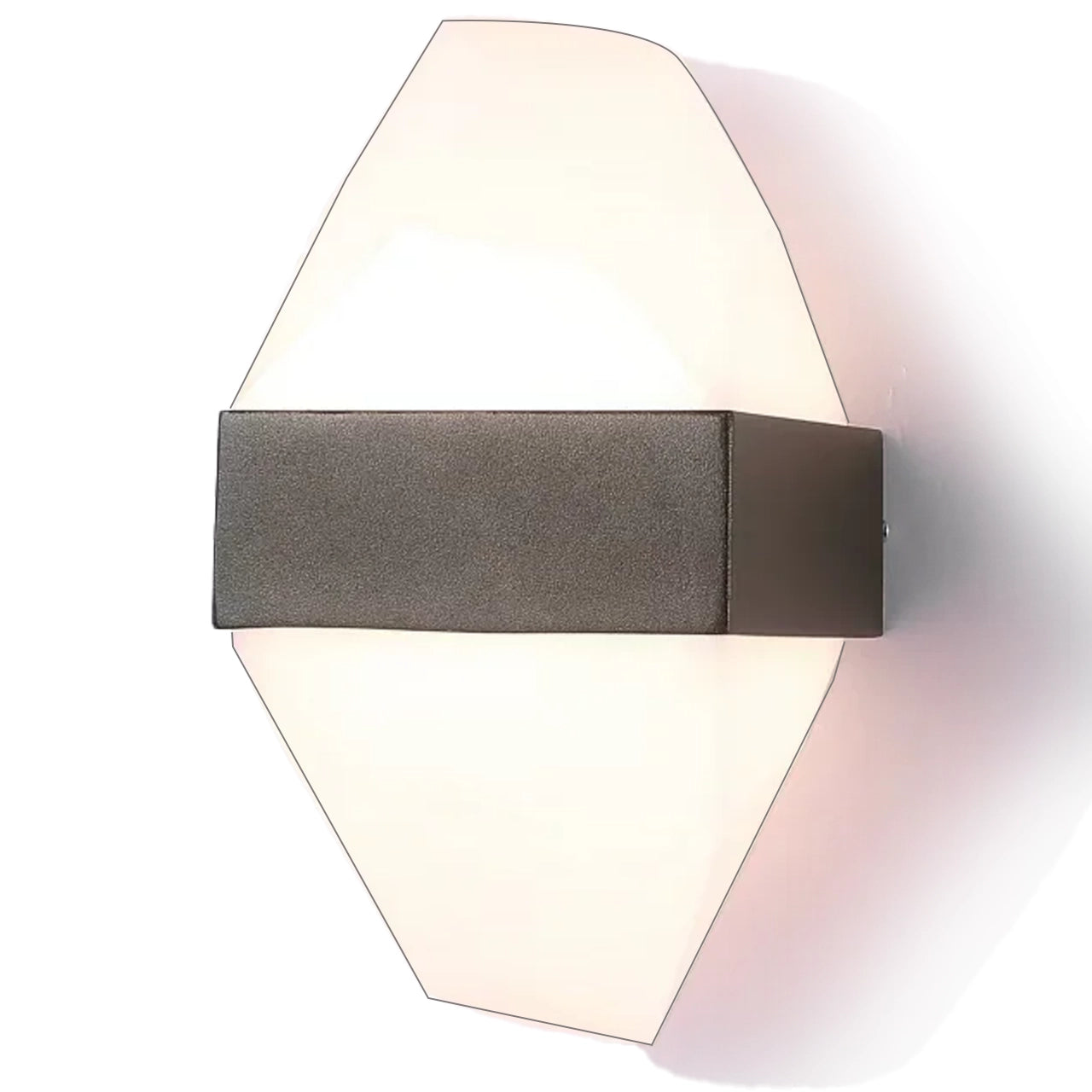 Aplica LED Exterior ICEBERG 10W Metal IP65 Negru Aplice de Exterior Default Title Alessandro Design