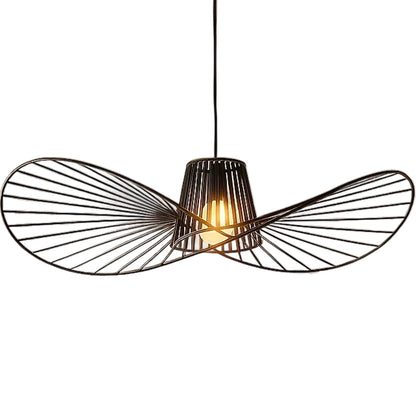 Lustra Suspendata ELIAS 60cm, 1x E27, Metal, Inaltime Reglabila, Negru Lustre Moderne Default Title Alessandro Design