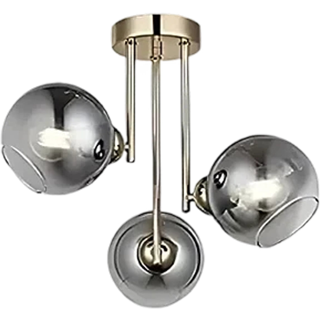 Lustra cu bec moderna MODUS, 3x E27, Auriu, Metal Lustre Moderne Default Title Alessandro Design