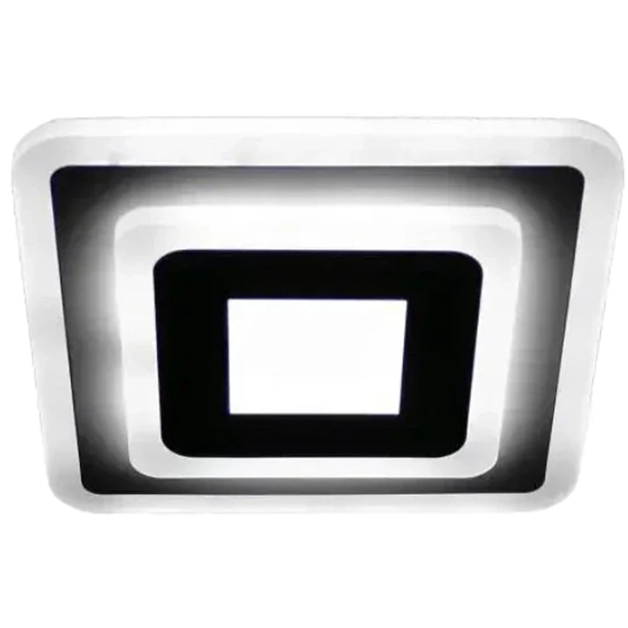 LED luster MORNIKA 14W, priemer 25cm, štvorcový, neutrálne svetlo, biely LED luster Predvolený názov Alessandro Design