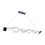 Lustra LED suspendata cu telecomanda WAVE 89W, Liniara, lumina Rece/Calda/Neutra, Dimabila, Alb, Inaltime Reglabila Lustre LED cu Telecomanda Default Title Alessandro Design