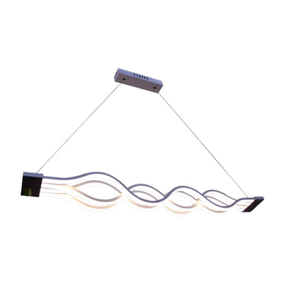 Lustra LED suspendata cu telecomanda WAVE 89W, Liniara, lumina Rece/Calda/Neutra, Dimabila, Alb, Inaltime Reglabila Lustre LED cu Telecomanda Default Title Alessandro Design