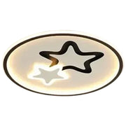 Lustra LED cu telecomanda EMELIANA 57W, Stea, lumina Rece/Calda/Neutra, Dimabila, Negru Lustre LED cu Telecomanda Default Title Alessandro Design