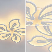 Lustra LED cu telecomanda JASMINE 66W, 5 Petale, lumina Rece/Calda/Neutra, Dimabila, Alb Lustre LED cu Telecomanda Default Title Alessandro Design