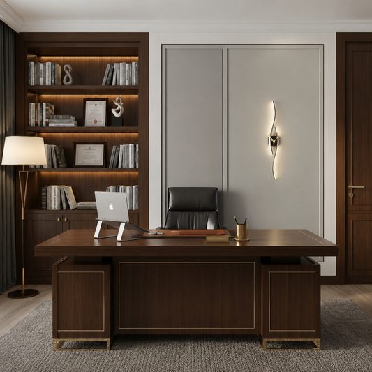 Aplica LED Decorativa FYAN, 48W, 59x14cm, Lumina Calda / Neutra/ Rece, Auriu, Metal si Acril