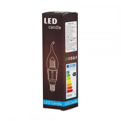 Bec LED E14 Lumanare, 9W, Lumina Calda, 3000K Becuri Default Title Alessandro Design