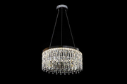 Candelabru LED cu Telecomanda, 76W, ROYALE Nobile, Diametru 40 cm, Inaltime 120 cm, Lumina Rece/Neutra/Calda, Dimabila, Argintiu, Cristal, Otel Lustre LED cu Telecomanda Default Title Alessandro Design