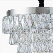 MEILI CRYSTAL CASCADA 300 – Candelabru LED cu Cristale, 52W, Ø300 mm, cu Telecomandă Candelabre Cristal Default Title Alessandro Design