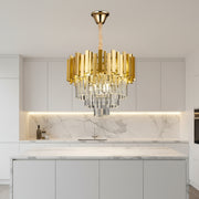 Luster BLOIS Nobile, Priemer 40cm, 5x E14 Gold, Nastaviteľná výška