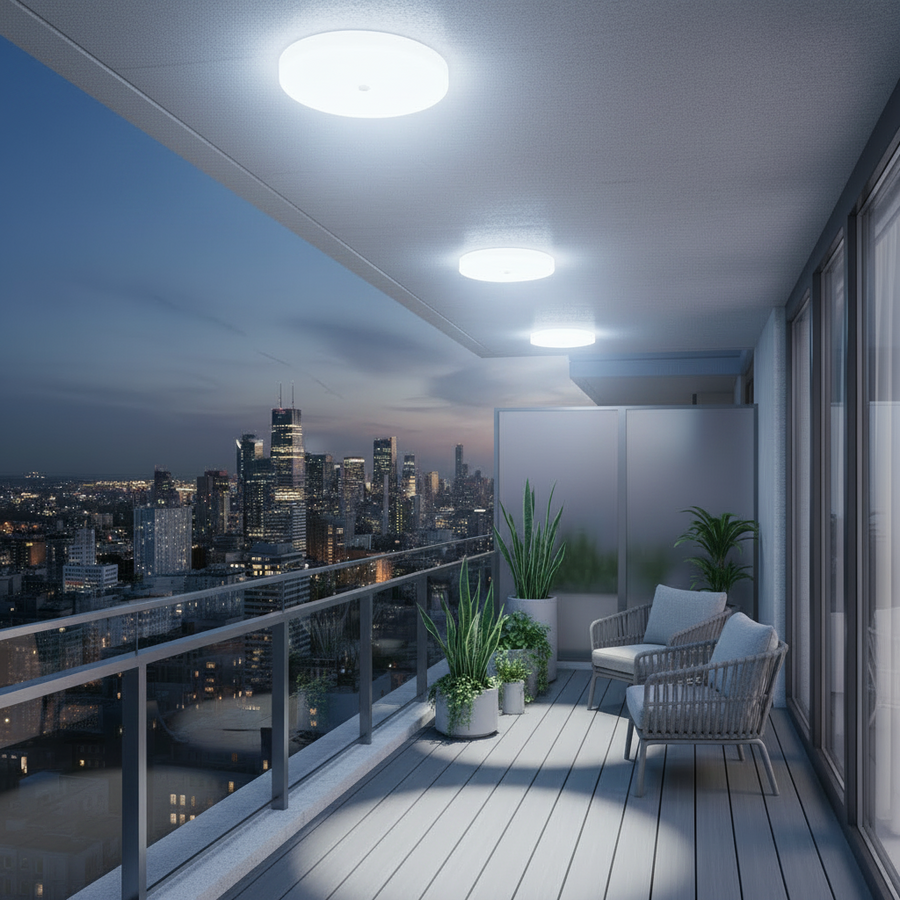 LED stropné svietidlo PL200/17R 24W Cold Light 6000k White