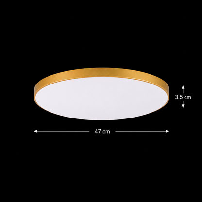LED stropné svietidlo SOLIS 47cm 48W Cold Light Gold