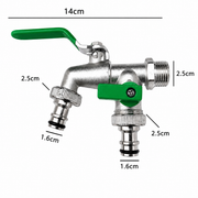 Robinet dublu serviciu, pentru alimentare cu apa rece sau calda, ø1/2" Baterii de Baie Default Title Alessandro Design