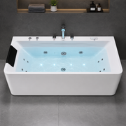 Cada Hidromasaj, Dreptunghiulara, Acril, Alba, 170×75×60cm Cazi Freestanding Default Title Alessandro Design