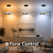 Lustra LED suspendata cu telecomanda INFINITY LOOP 61W, lumina Rece/Calda/Neutra, Dimabila, Negru, Inaltime Reglabila Lustre LED cu Telecomanda Default Title Alessandro Design