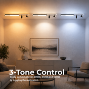 Lustra LED cu Proiector Reglabil FISSO Camilla 70W, lumina Rece/Calda/Neutra, Negru Lustre LED Default Title Alessandro Design