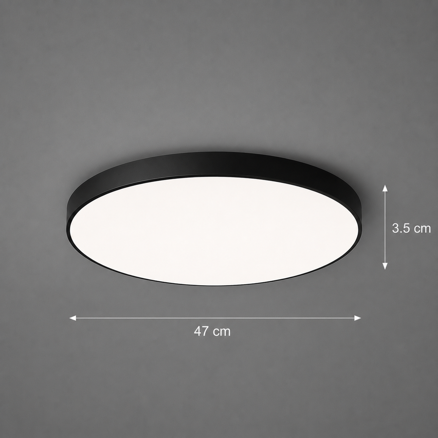 LED stropné svietidlo SOLIS 47cm 70W Cold Light Black