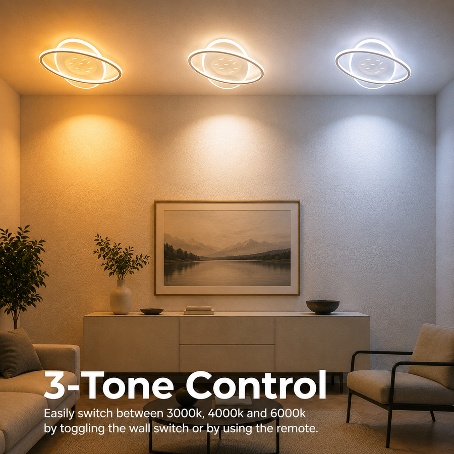 LED luster s diaľkovým ovládaním VOLTA 125W, oválny, studené/teplé/neutrálne svetlo, stmievateľné, biely