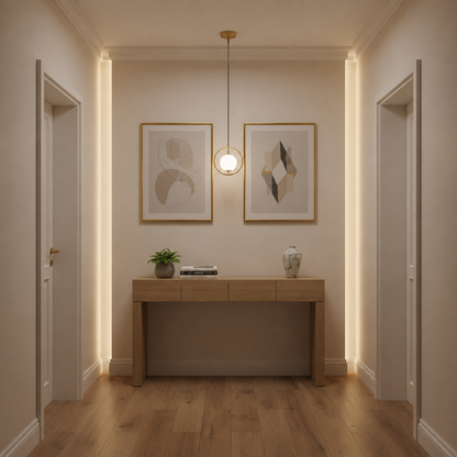 Luster LOFT Haven, 1x E27, biele zlato, kov, nastaviteľná výška