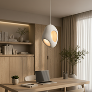 Lustra Moderna FOAMER Nobile, 37 cm, Suspendata, 1 X E27, Alb, Metal si Spuma, Inaltime Reglabila Lustre Moderne Default Title Alessandro Design