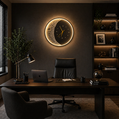 Luna dekoratívne nástenné LED svietidlo 83 W priemer 120 cm studené/neutrálne/teplé svetlo čierne