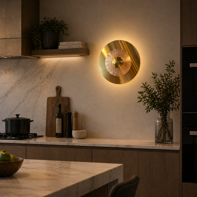 Luna dekoratívne nástenné LED svietidlo 83 W priemer 120 cm studené/neutrálne/teplé svetlo čierne