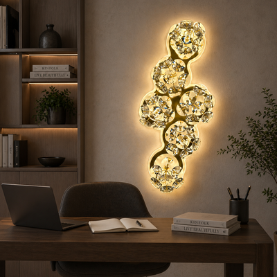 Luna dekoratívne nástenné LED svietidlo 83 W priemer 120 cm studené/neutrálne/teplé svetlo čierne