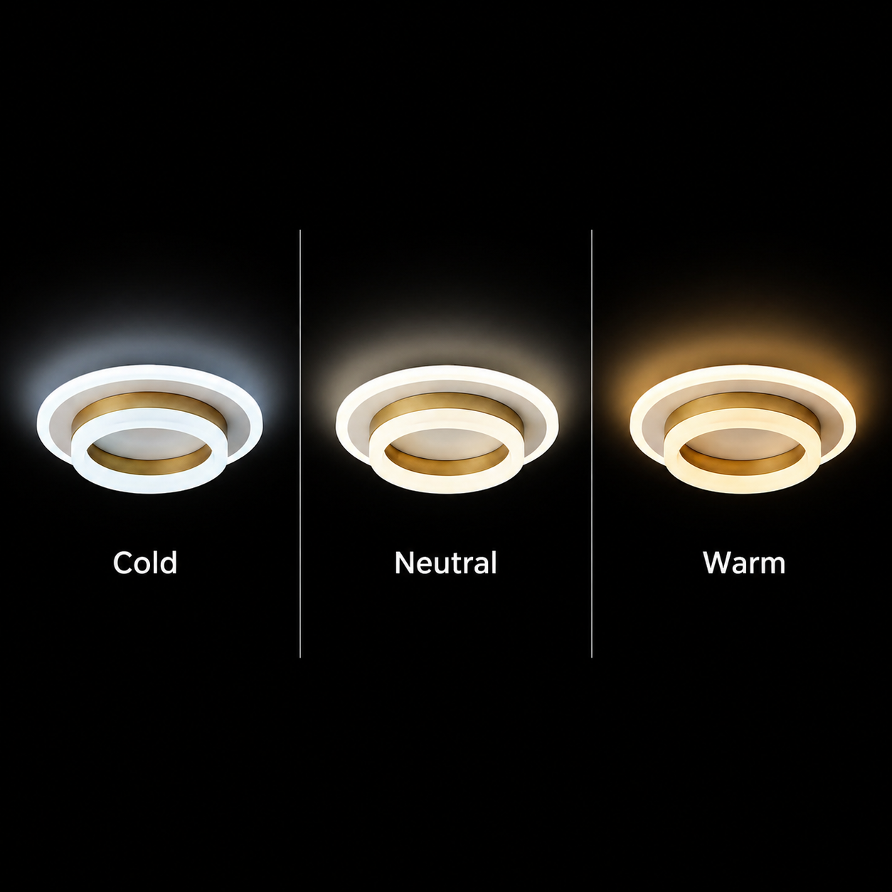 Lustra LED SOLENA ROTONDA 21W, Diametru 20cm, lumina Rece/Calda/Neutra, Alb Auriu Lustre LED Default Title Alessandro Design