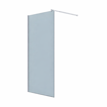 Paravan duș Walk-In 90x195 cm, sticlă securizată 8 mm, gri, profil metalic rezistent Dus Walk-in Default Title Alessandro Design