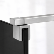 Paravan duș Walk-In 100x195 cm, sticlă securizată 8 mm, gri, profil metalic rezistent Dus Walk-in Default Title Alessandro Design