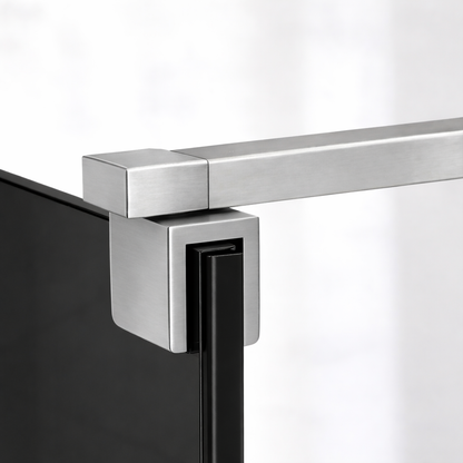 Paravan duș Walk-In 100x195 cm, sticlă securizată 8 mm, gri, profil metalic rezistent Dus Walk-in Default Title Alessandro Design