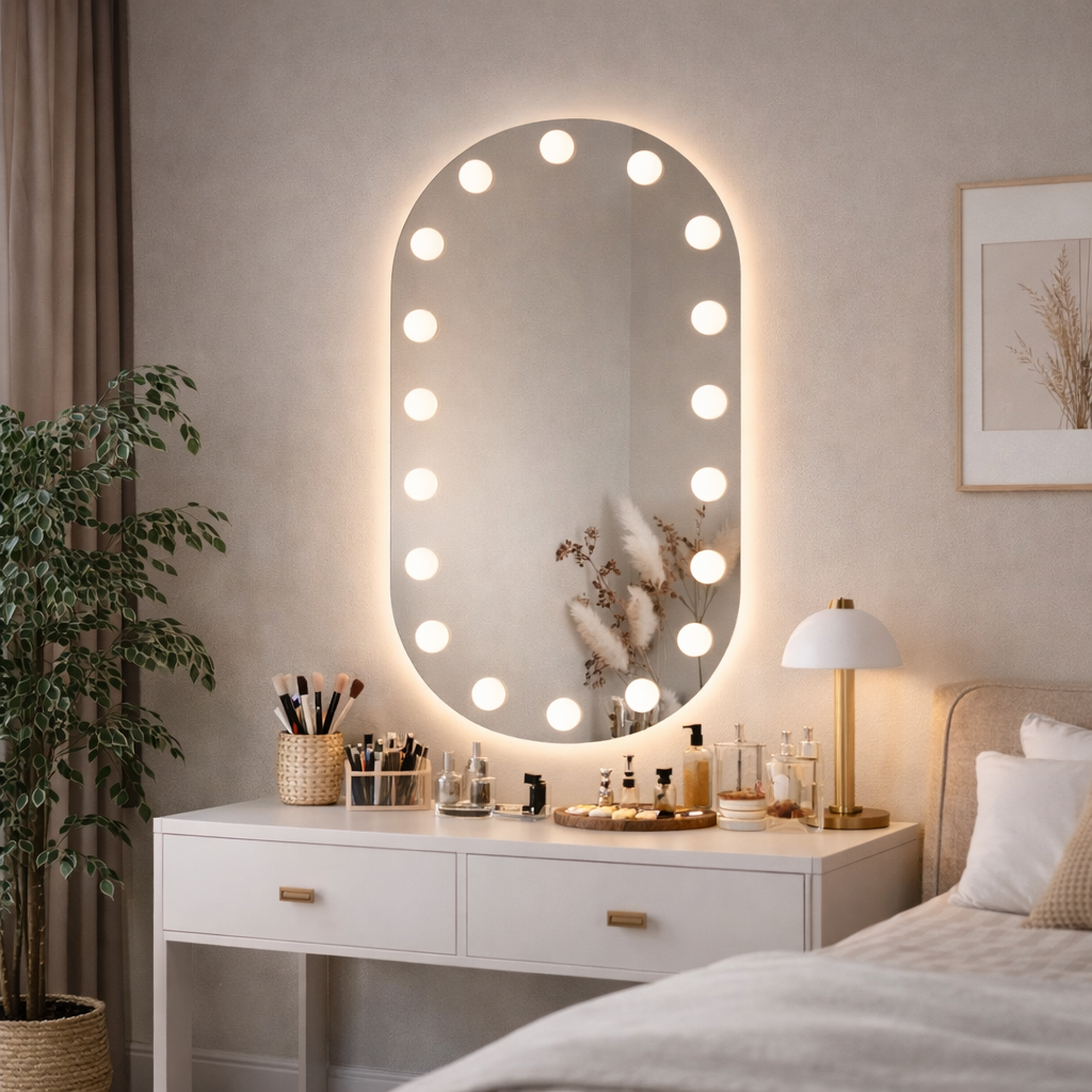 Oglinda LED Touch Infinitium Sistem Dezaburire 60X80cm Oglinzi Korman E Default Title Alessandro Design