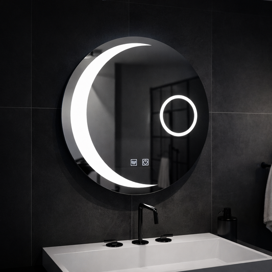 Oglinda LED Rotunda, 60cm, Orbis Touch, Sistem Dezaburire,Dimabila Oglinzi Korman E Default Title Alessandro Design