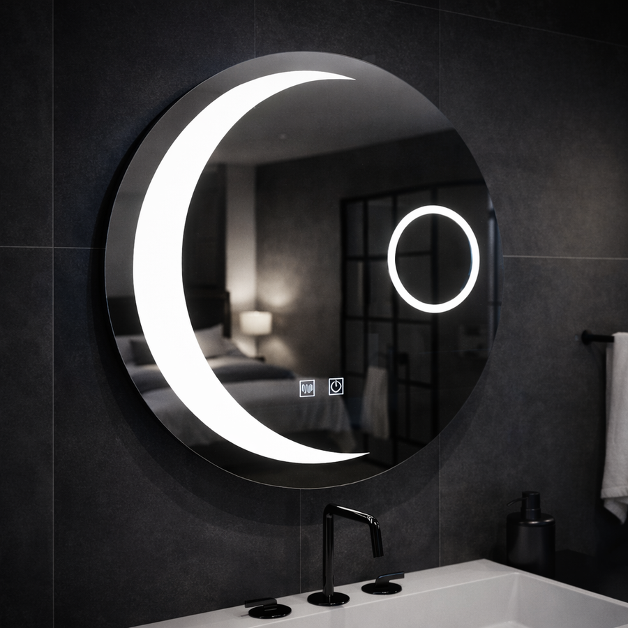 Oglinda LED Rotunda, 70cm, Orbis Touch, Sistem Dezaburire, Dimabila Oglinzi Korman E Default Title Alessandro Design