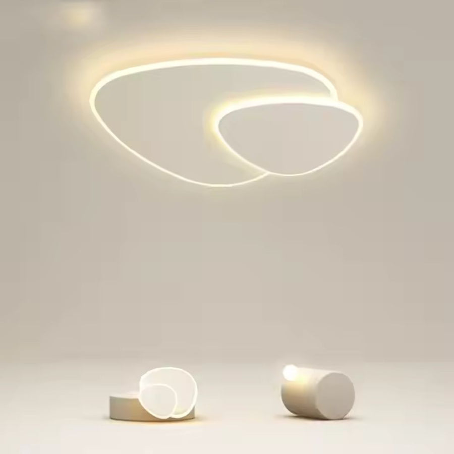 Lustra LED cu telecomanda FUTURA LUMINA 66W, Ovala, lumina Rece/Calda/Neutra, Dimabila, Alb Lustre LED cu Telecomanda Default Title Alessandro Design