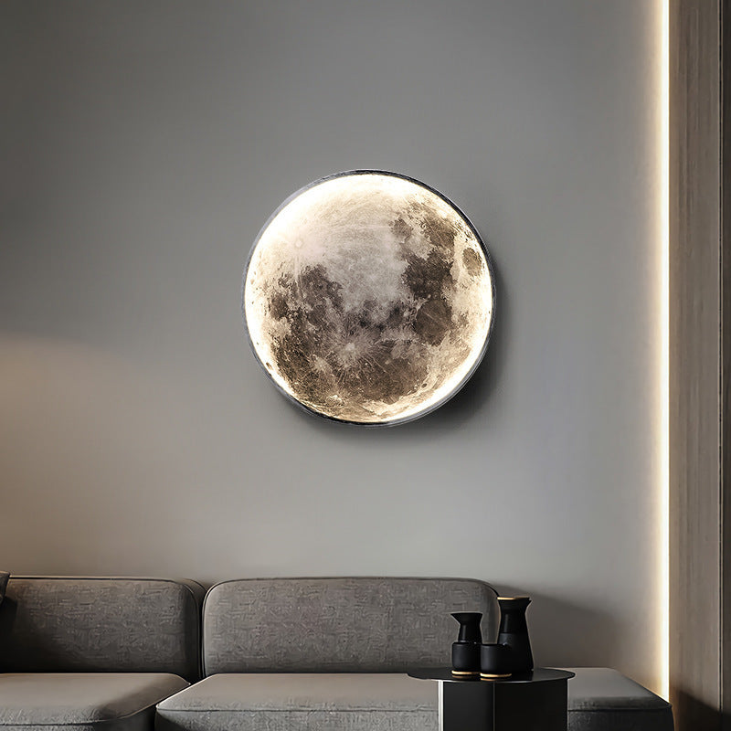 Aplica LED Decorativa cu Telecomanda, Luna 34W Diametru 50CM Lumina Calda Neutra Rece 3000/4000/6000K Lustre LED cu Telecomanda Default Title Alessandro Design
