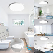 Plafoniera LED SOLIS 27cm 20W Lumina Rece, Alb Plafoniere LED Default Title Alessandro Design